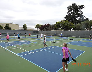 Santa Cruz PickleBall Club Lie. Here are 6 of 30 Beautiful Courts they have in Santa Cruz County.